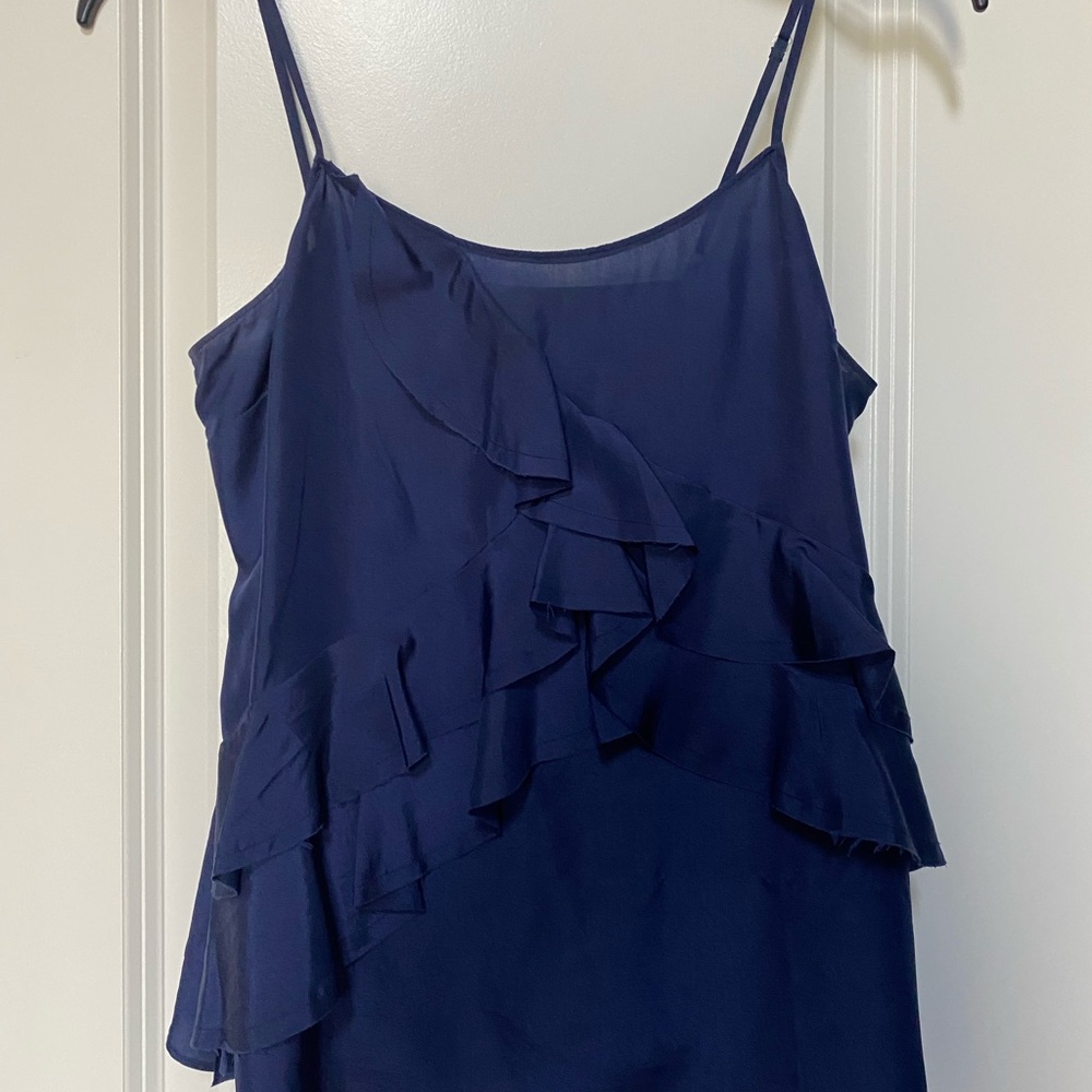 Banana Republic navy silk cami size xs